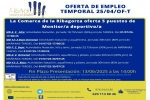 OFERTA DE EMPLEO 25/04/OF-T MONITORES DEPORTIVOS